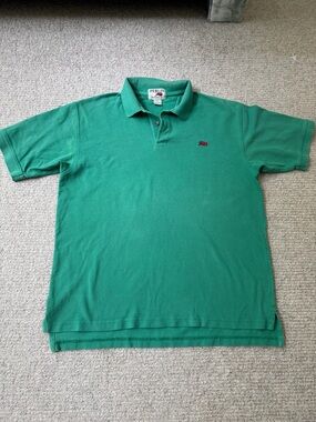 Perlis New Orleans Classic Crawfish Polo Shirt - Men's L Green
